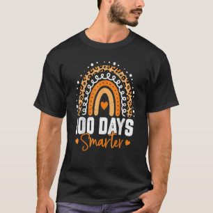 100 Days Smarter Happy 100th Day Of School Teacher T-Shirt