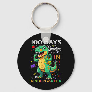 100 Days Smarter In Kindergarten Boys 100th Days D Key Ring