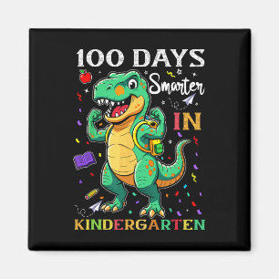 100 Days Smarter In Kindergarten Boys 100th Days D Magnet
