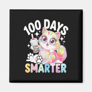 100 Days Smarter Kawaii Cat Costume 100th Day Of S Magnet