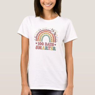 100 Days Smarter Kids Girls Unicorn 100th Day of T-Shirt