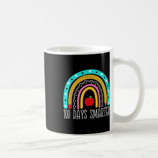 100 Days Smarter Kids Rainbow 100th Day Of School Coffee Mug