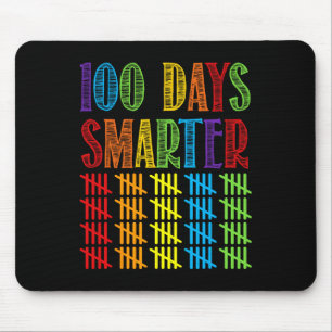 100 Days Smarter Kindergarten Teacher 100th Day Of Mouse Pad