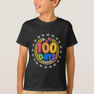 100 Days Smarter Pencil 100th Day Of School Girls T-Shirt