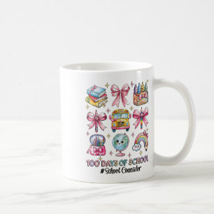 100 Days Smarter School Counsellor 100th Day Of Coffee Mug