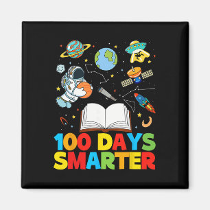 100 Days Smarter Space Astronaut 100th Day School  Magnet