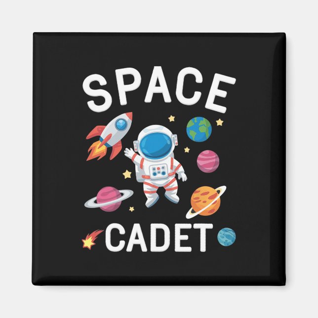 100 Days Smarter Space Astronaut Design For Boys A Magnet (Front)