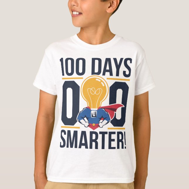 100 Days Smarter T-Shirt (Front)