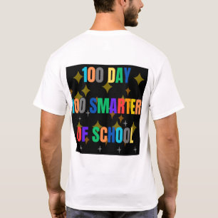 100 Days Smarter Teacher Kids 100th Day of School T-Shirt
