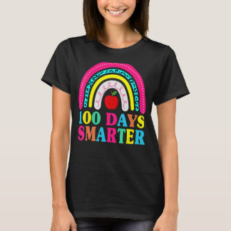 100 Days Smarter Teacher Or Student 100th dayLeopa T-Shirt