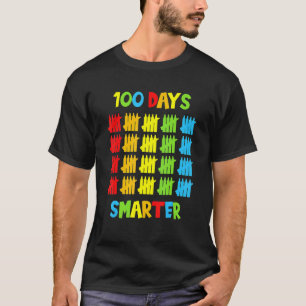 100 Days Smarter Teachers Kids Child 100th Day Of T-Shirt