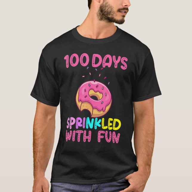 100 Days Sprinkled With Fun 100 Days Of School coo T-Shirt (Front)