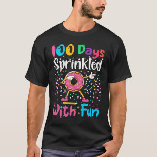 100 Days Sprinkled With Fun 100 Days Of School Tea T-Shirt