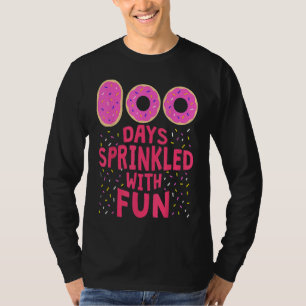 100 Days Sprinkled With Fun 100th Day Cute Donut G T-Shirt