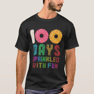 100 Days Sprinkled With Fun 100th Day Of School  T-Shirt