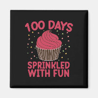 100 Days Sprinkled With Fun Cupcake School Girl