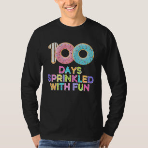 100 Days Sprinkled with Fun Donut School Teacher K T-Shirt