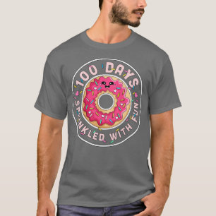 100 Days Sprinkled With Fun Doughnut Kids 100th Da T-Shirt