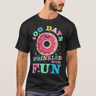 100 Days Sprinkled With Fun Doughnut Kids 100th Da T-Shirt