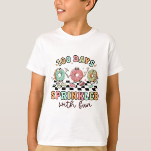 100 Days Sprinkled With Fun Doughnuts Happy 100th T-Shirt