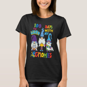 100 Days To Learn With My Gnomies 100 Days Smarter T-Shirt