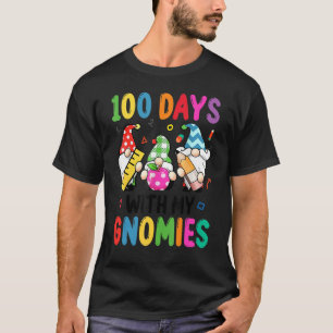 100 Days With My Gnomies Three Gnomes Virtual Teac T-Shirt