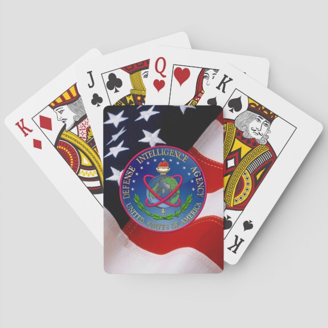 [100] Defence Intelligence Agency (DIA) Seal Playing Cards (Back)