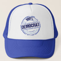 100% Democrat Political Blue