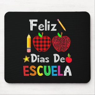 100 Dias De Escuela Spanish Happy 100th Day Of Sch Mouse Pad