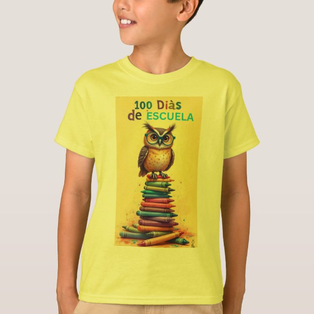 100 dias de escuela T-Shirt (Front)