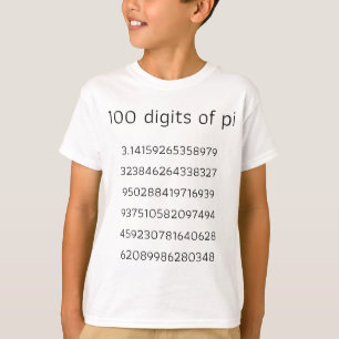 100 Digits of Pi T-Shirt