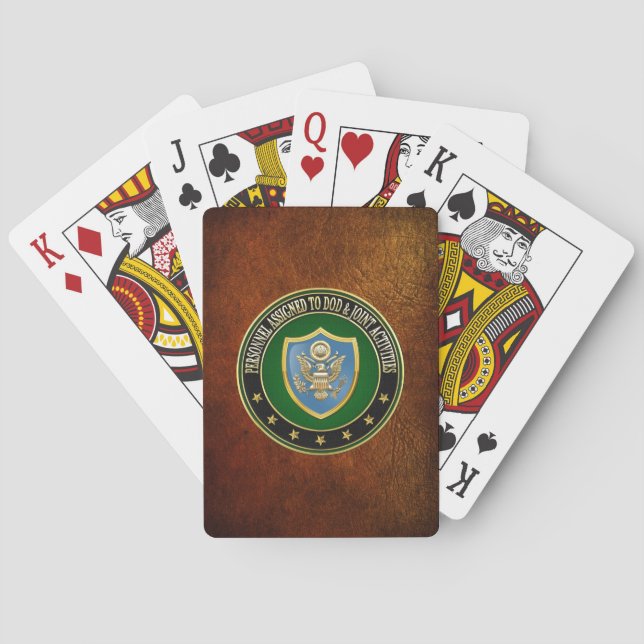 [100] DOD & Joint Activities CSIB Special Edition Playing Cards (Back)
