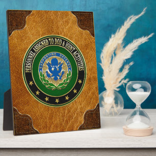[100] DOD & Joint Activities DUI Special Edition Plaque
