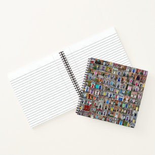 100 Doors of Dublin Square Notebook