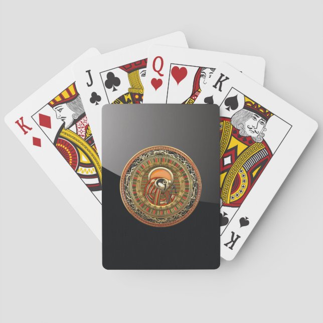 [100] Egyptian Sun God Ra Playing Cards (Back)
