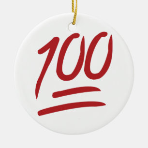 100 - Emoji Ceramic Tree Decoration