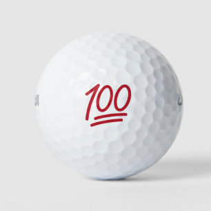 100 Emoji Designed Golf Balls