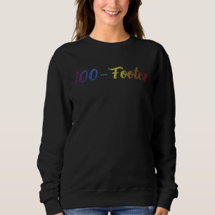 100 Footer Rainbow Flag LGBT Homosexual Bisexual G Sweatshirt