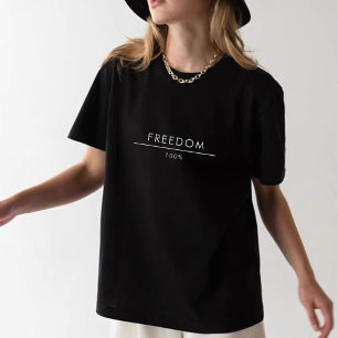 100% Freedom unisex tshirt