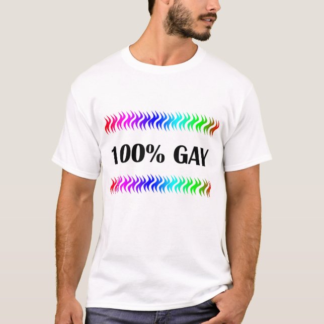 100% Gay T-Shirt (Front)