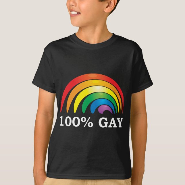 100% Gay T-Shirt (Front)