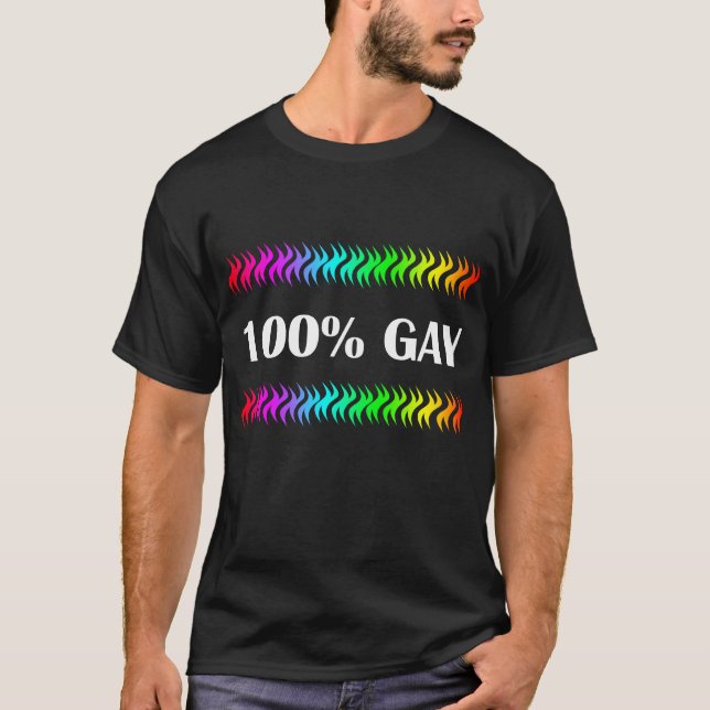 100% Gay T-Shirt (Front)