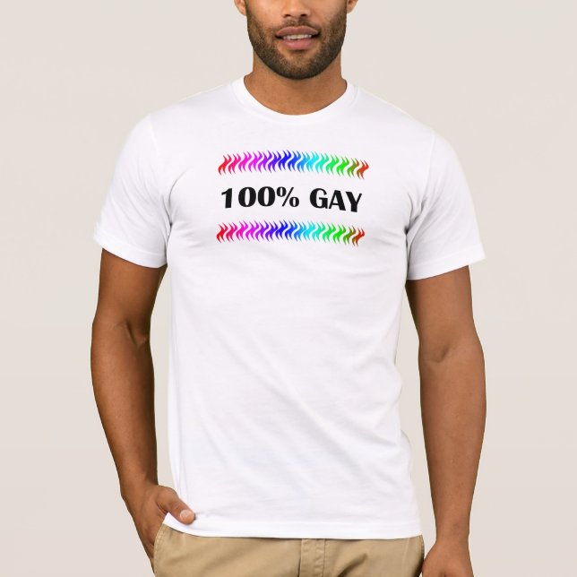 100% Gay T-Shirt (Front)