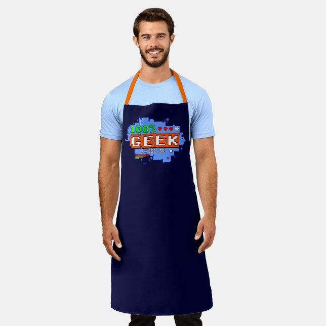 100% Geek Apron (Worn)