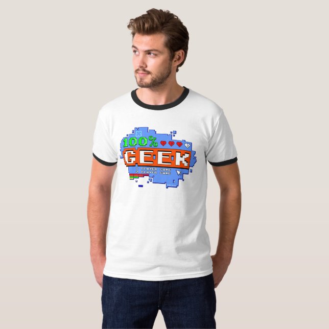100% Geek T-Shirt (Front Full)