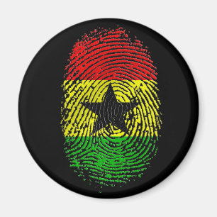100% Ghanian Ghana DNA pride gifts Magnet