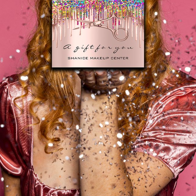 100 Gift Certificate Hairdresser Holograph Rainbow (Ri-Detersivo)