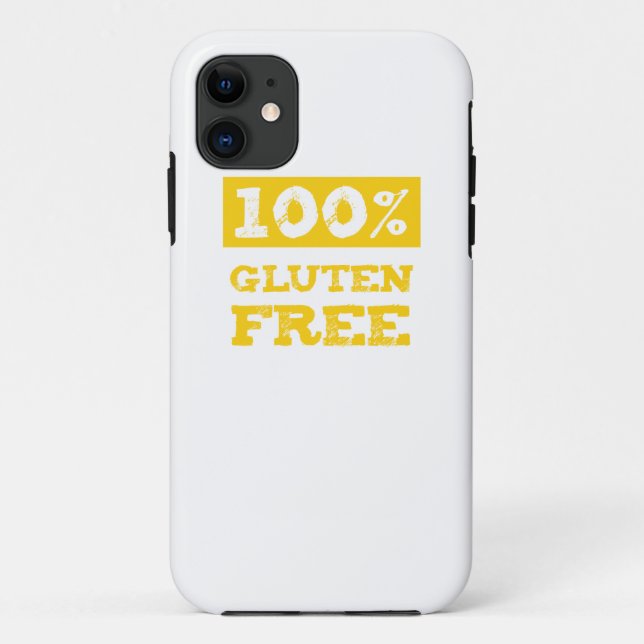 100% Gluten Free Case-Mate iPhone Case (Back)