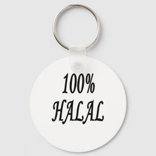 100% HALAL KEY RING