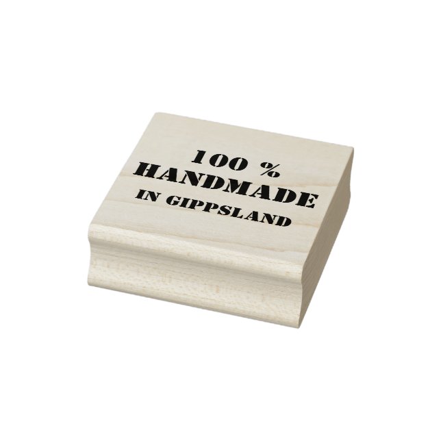 100 % HANDMADE IN GIPPSLAND - Custom Made Stamp (Stamp)